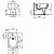 Биде Esedra напольное пристенное с крепежом TT0257919 (1 отверстие под смеситель) T281301